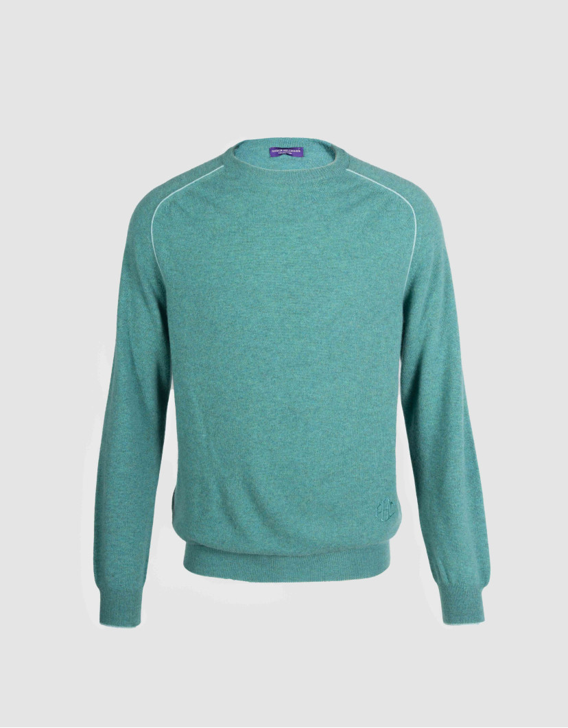 Patrick Hellmann Collection 100% Cashmere Green Sweater  image